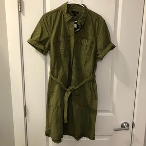 moving sale: NWT ✨ J. Crew Green Short Sleeve Dress